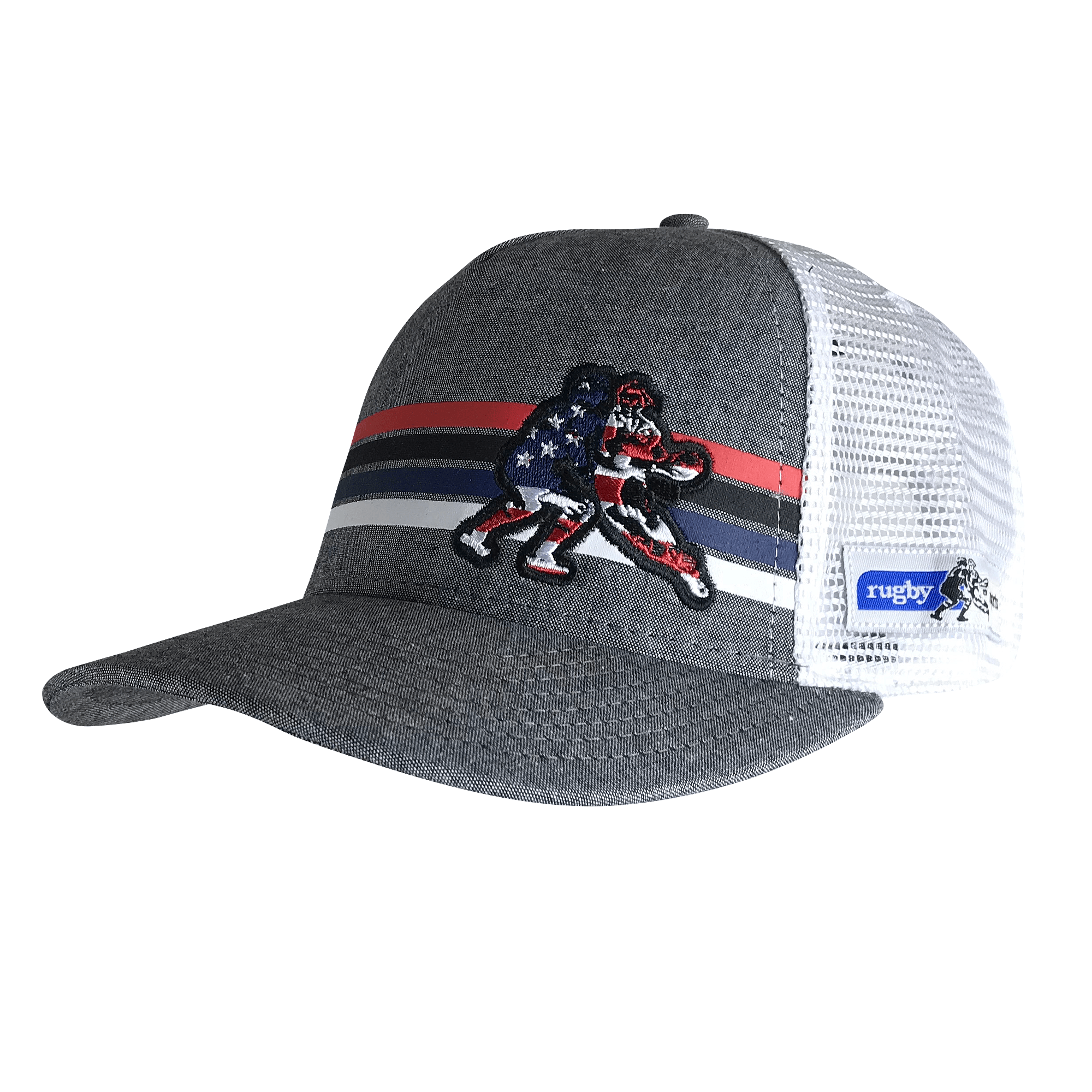 Rugby Imports Rugby Imports USA Stripe Trucker Hat