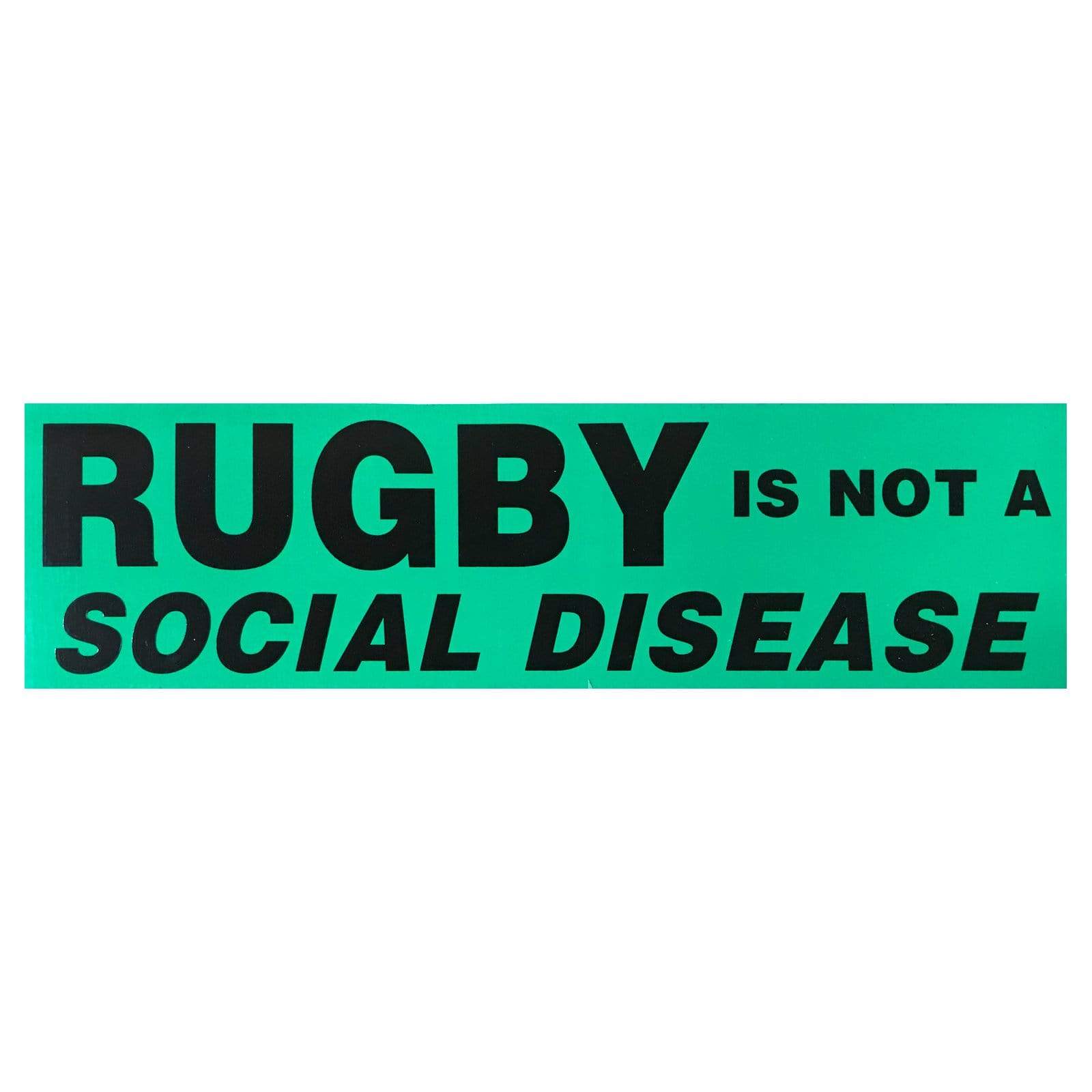 Rugby Imports Social Disease Bumper Sticker