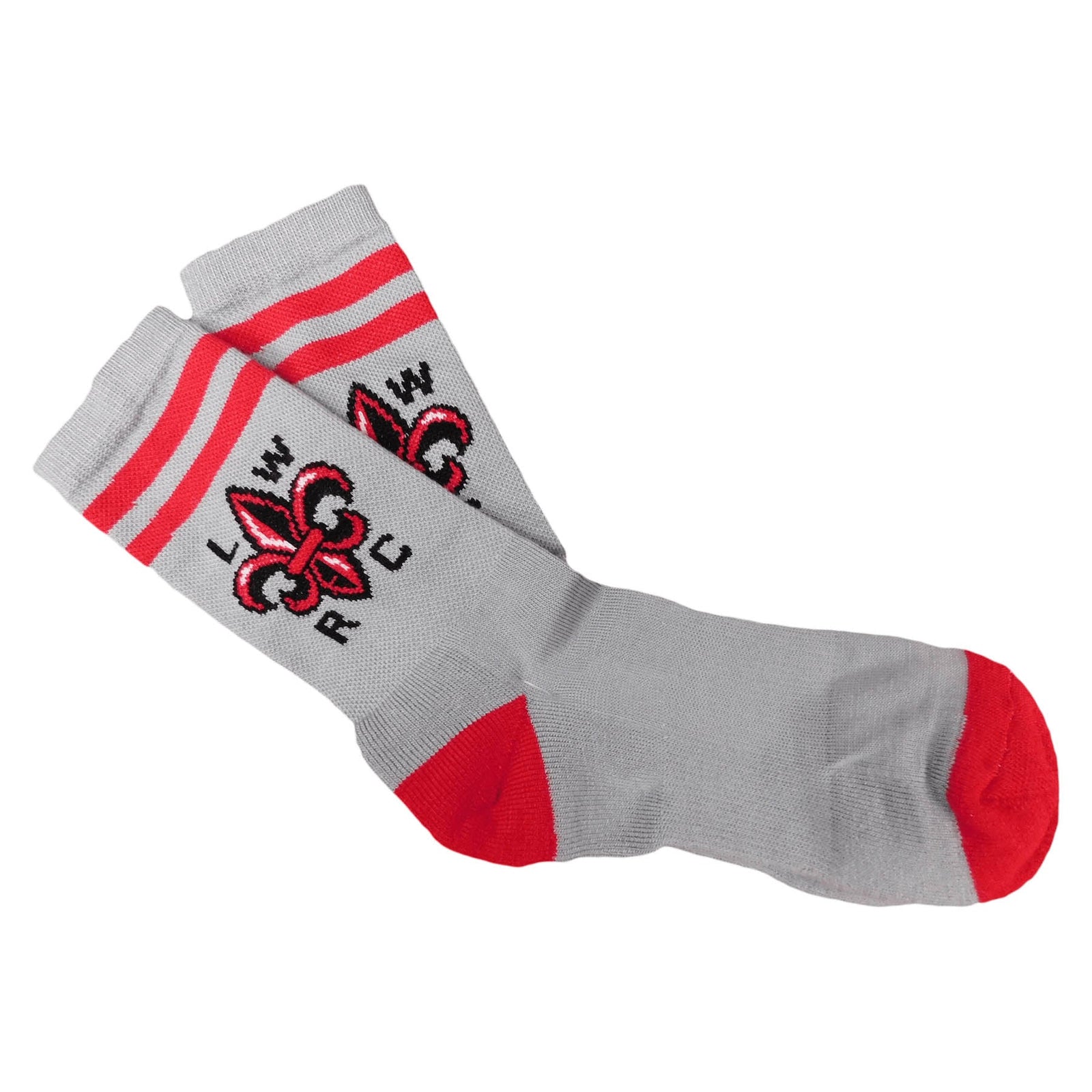 Louisville Women's Rugby Club custom crew socks