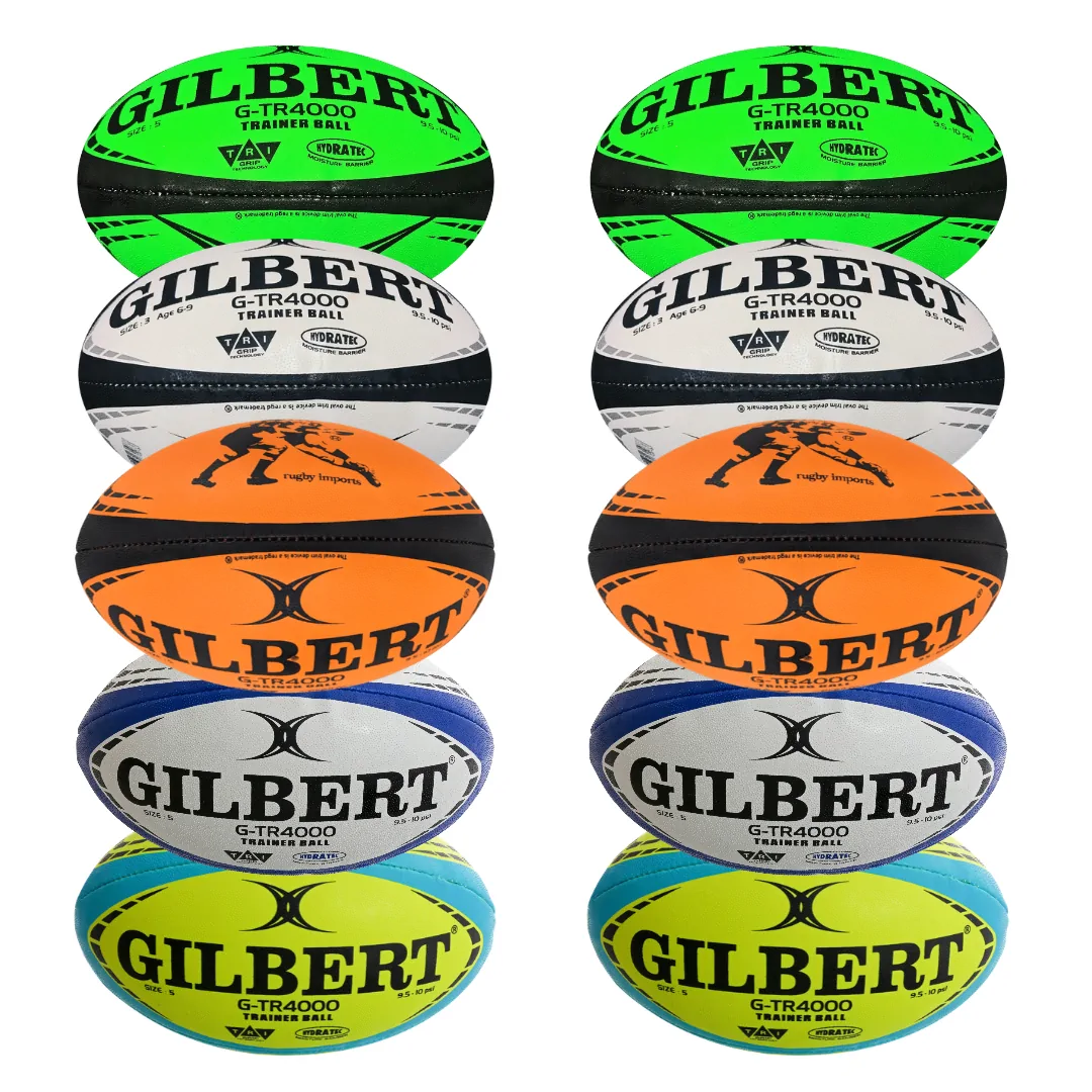 Gilbert G-TR4000 Rugby Training Ball Bundle