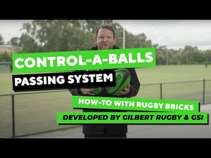 Gilbert Control-A-Rugby Ball Passing System Set