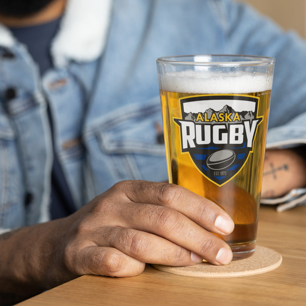 Rugby Imports Alaska Rugby Pint Glass
