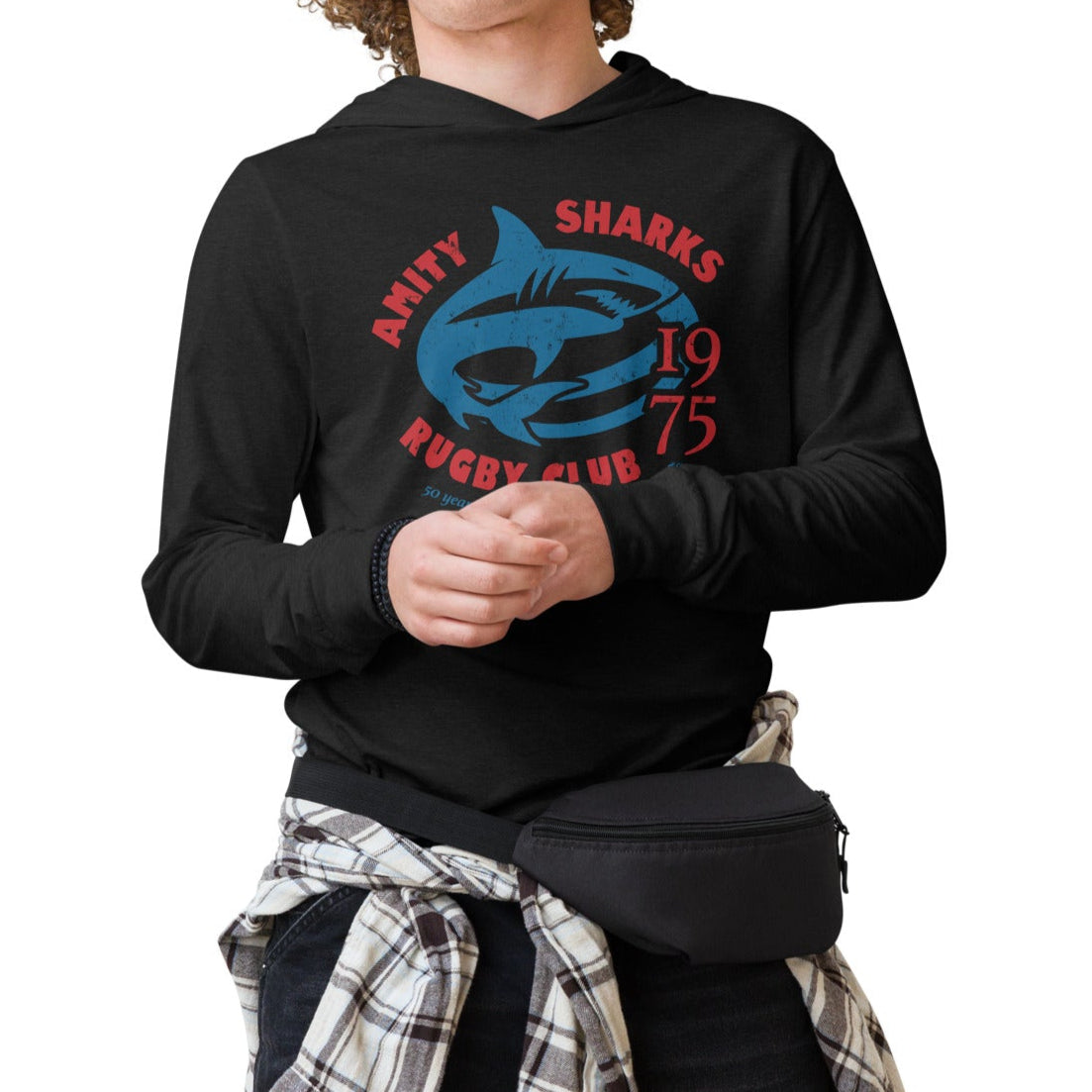 Rugby Imports Amity Sharks Rugby Club T-Shirt Hoodie