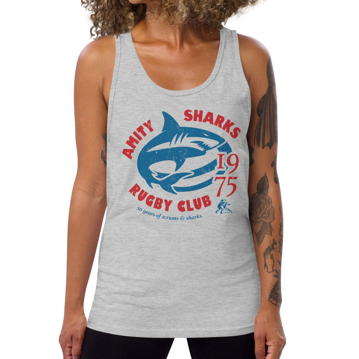 Rugby Imports Amity Sharks Rugby Club Tank Top