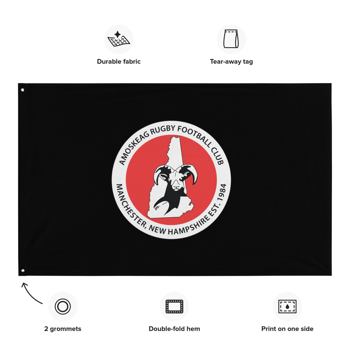 Rugby Imports Amoskeag Wall Flag