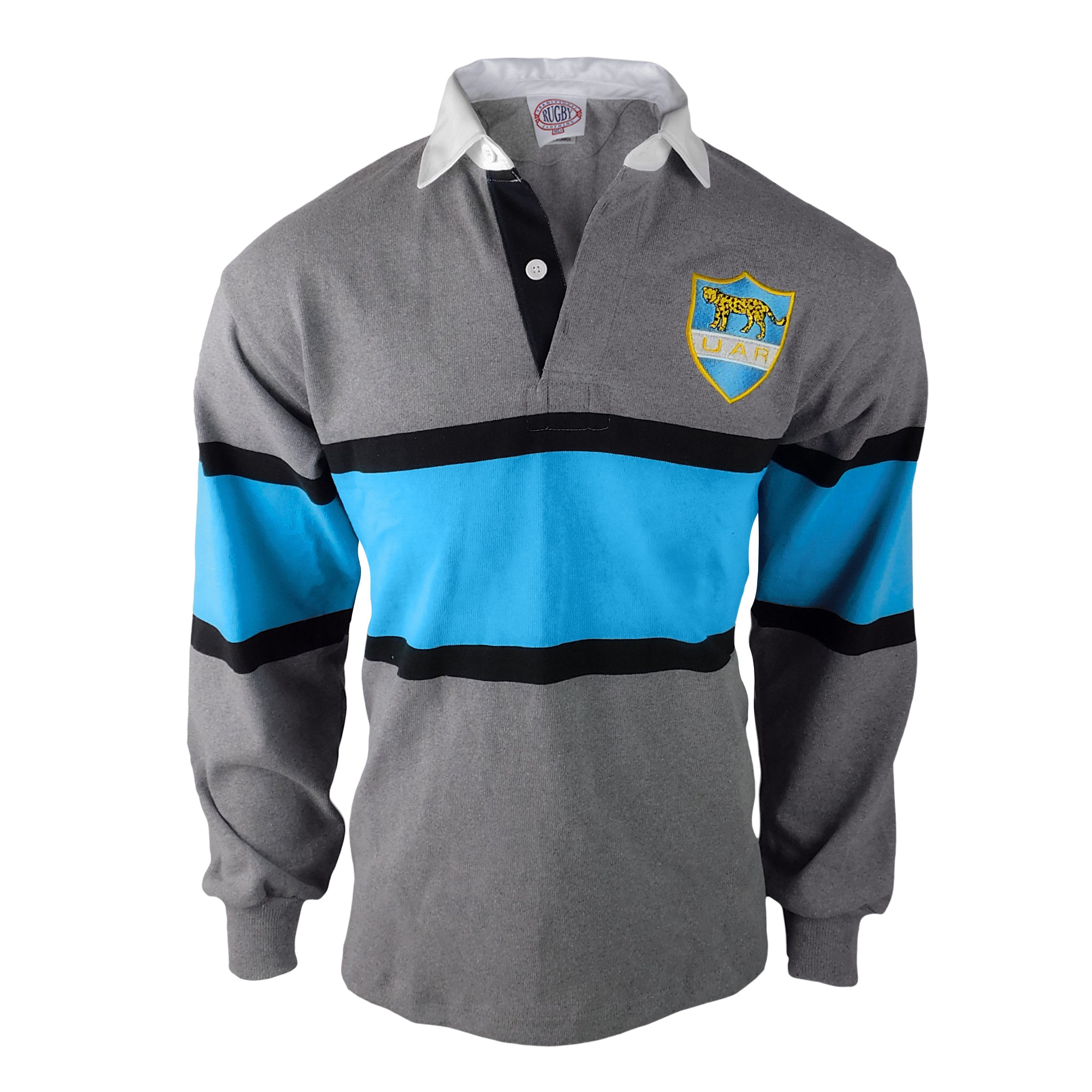 argentina rugby gear Argentina Oxford Stripe Rugby Jersey