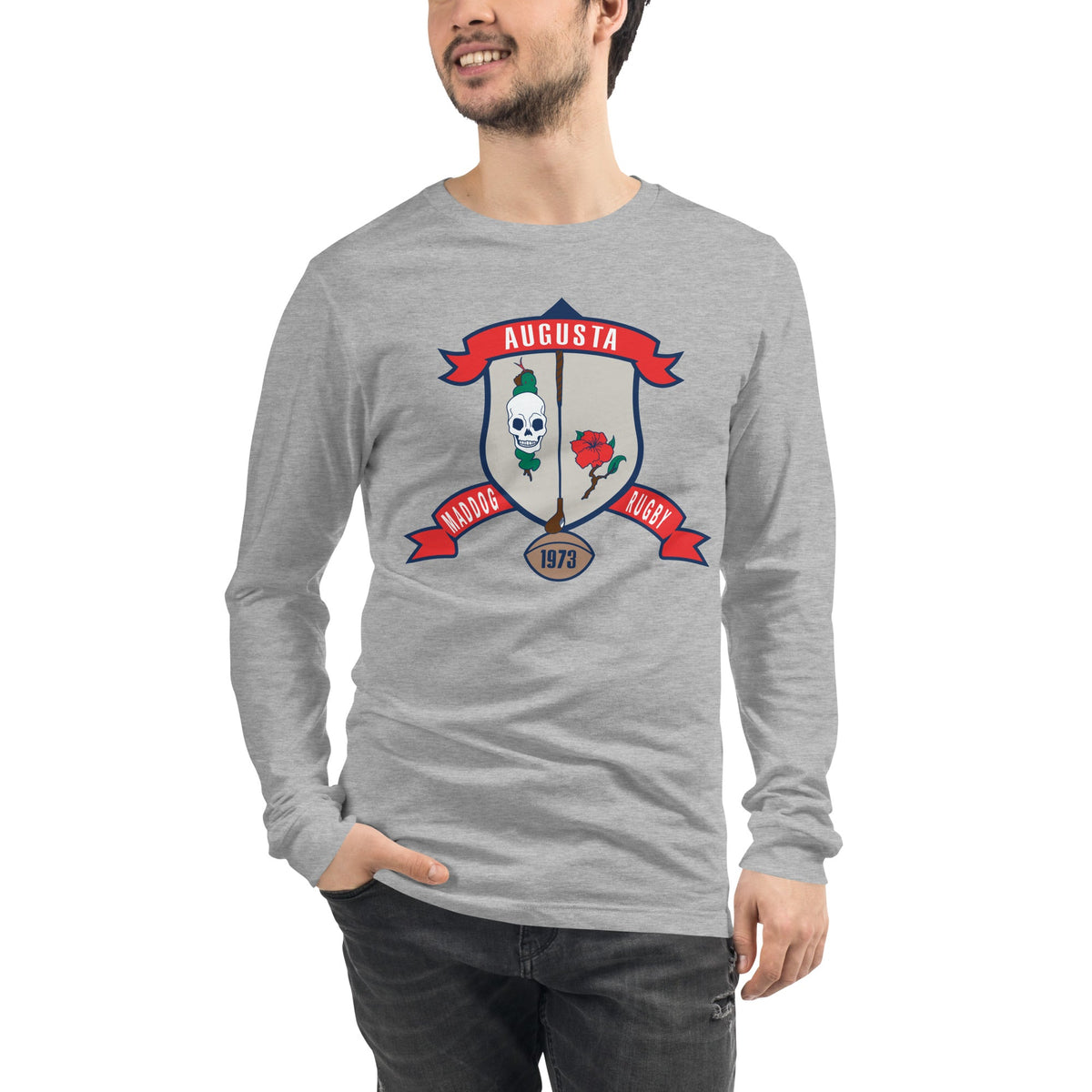 Rugby Imports Augusta RFC Long Sleeve Social T-Shirt