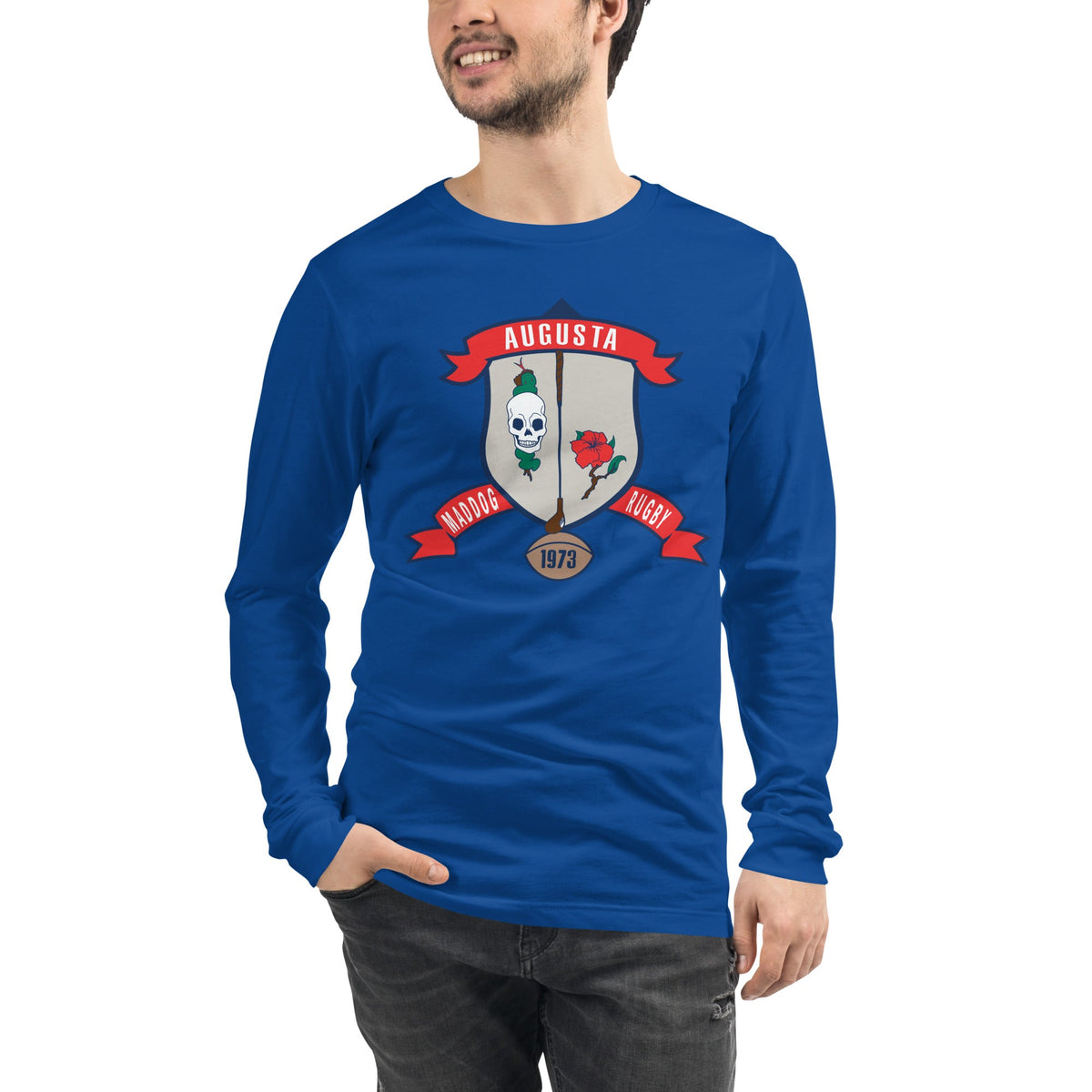Rugby Imports Augusta RFC Long Sleeve Social T-Shirt