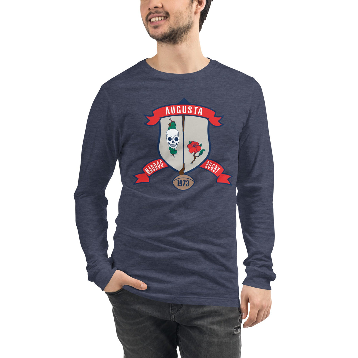 Rugby Imports Augusta RFC Long Sleeve Social T-Shirt