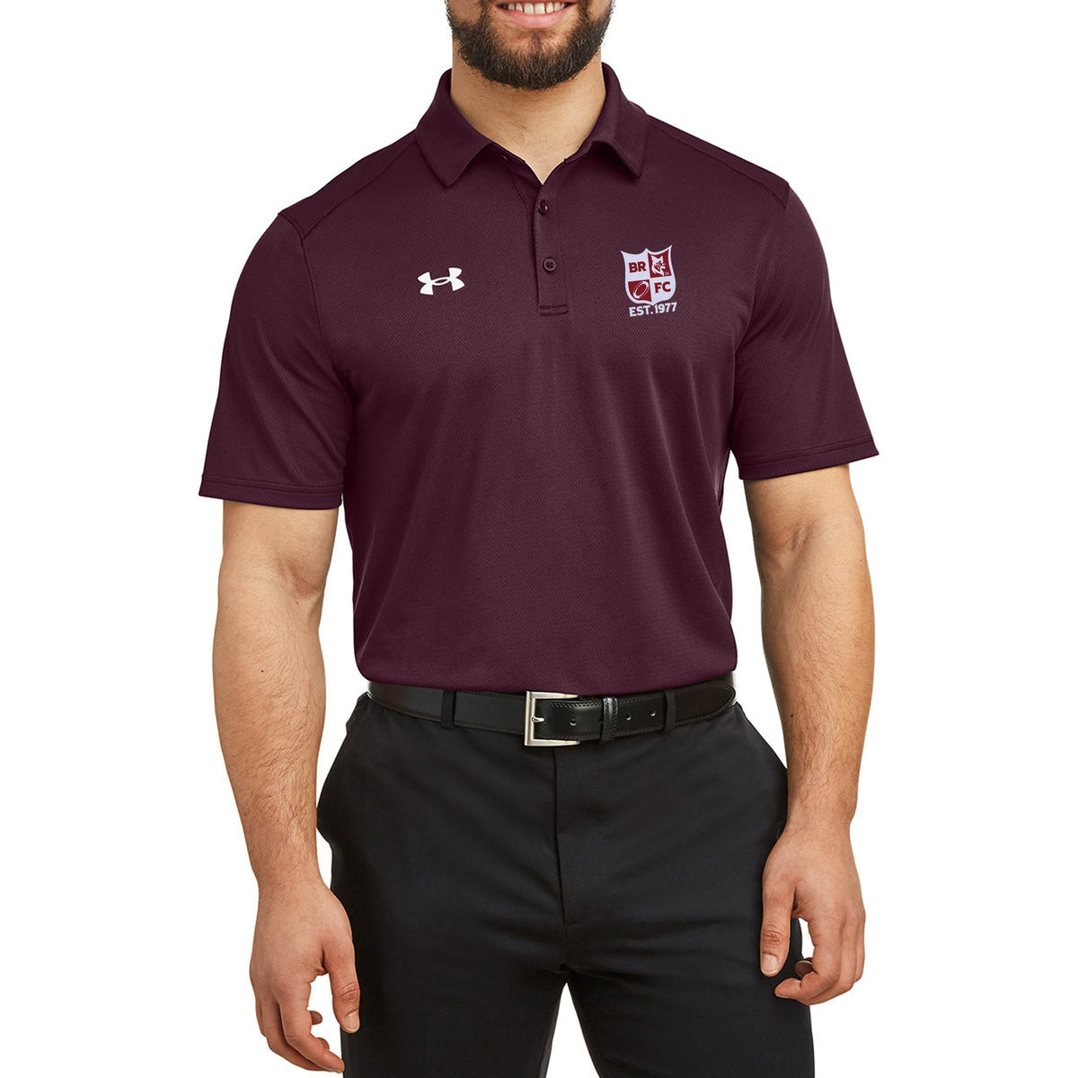 Rugby Imports Bates RFC UA Team Tech Polo