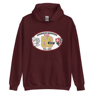 Rugby Imports Binghamton Barbarians 50 Years Heavy Blend Hoodie