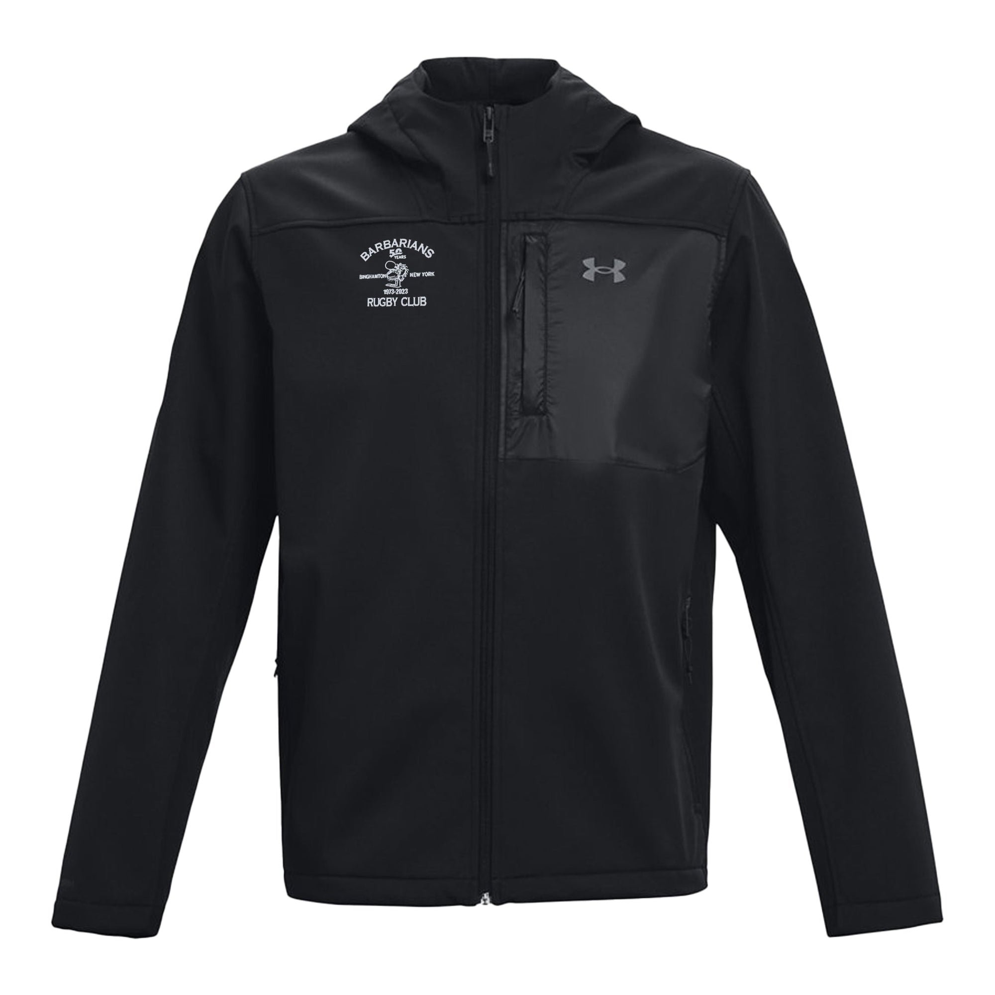 Rugby Imports Binghamton Barbarians Coldgear Hooded Infrared Jacket
