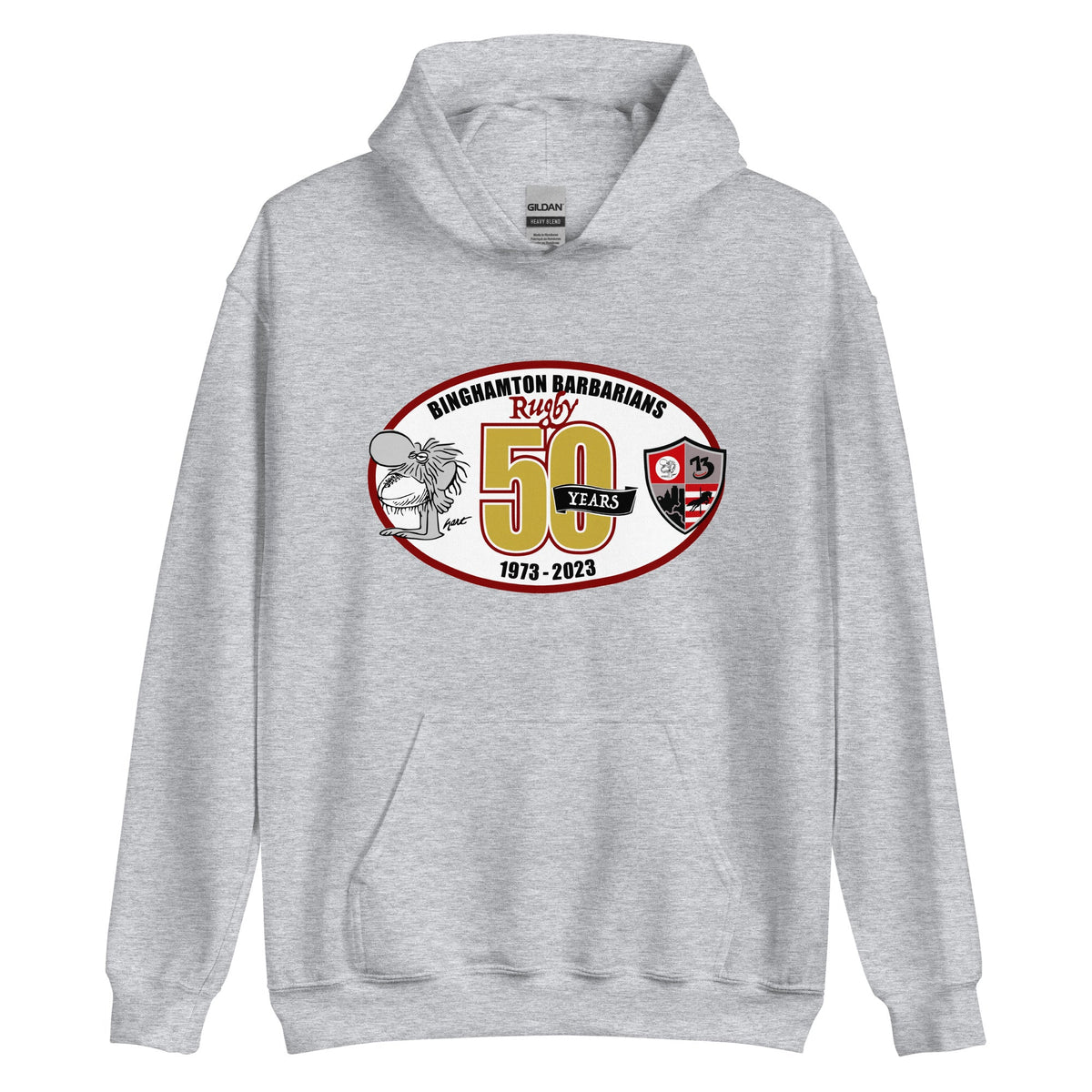 Rugby Imports Binghamton Barbarians Rugby Heavy Blend Hoodie