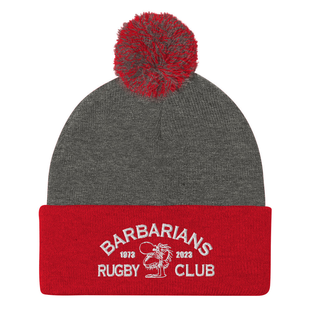 Rugby Imports Binghamton Barbarians Rugby Pom-Pom Beanie