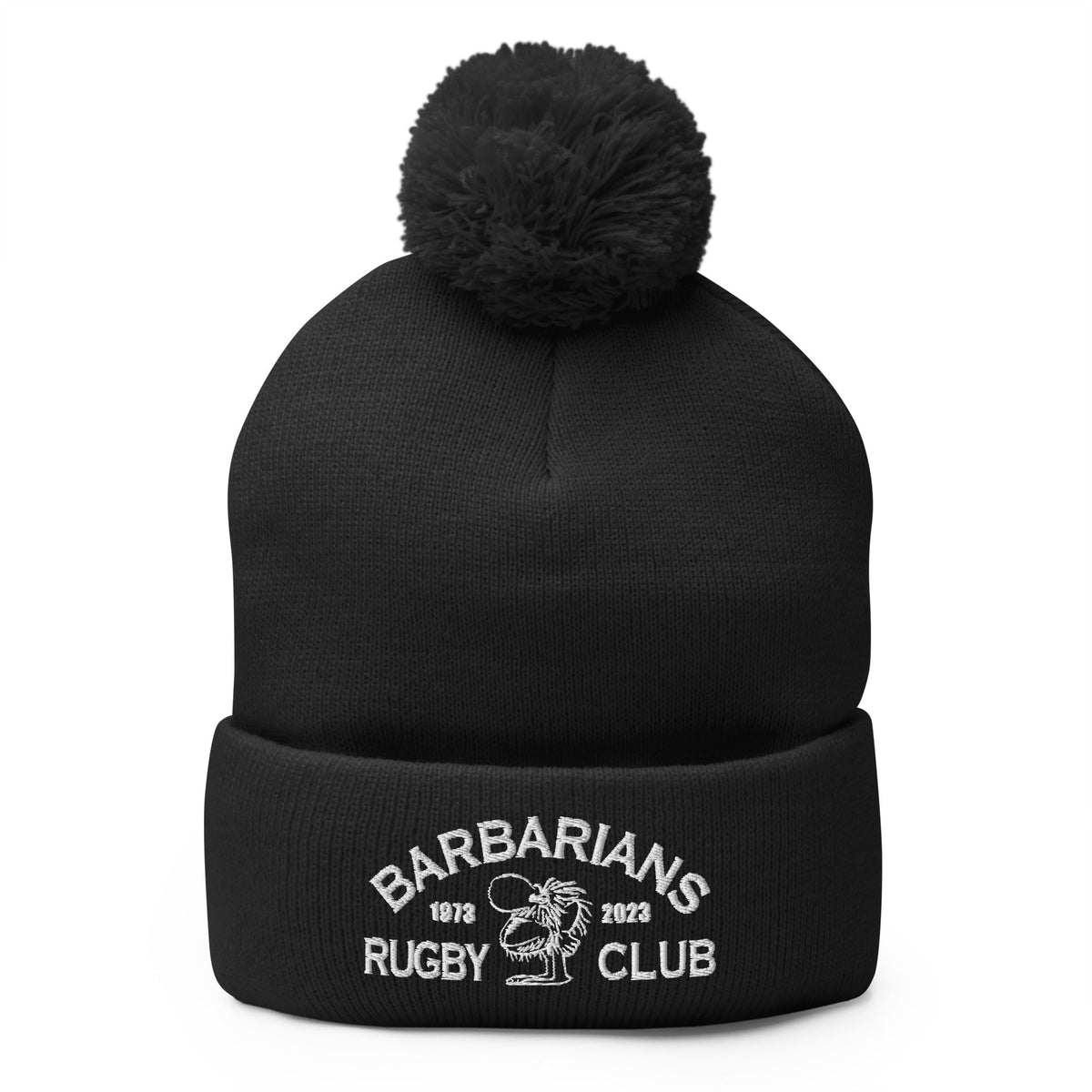 Rugby Imports Binghamton Barbarians Rugby Pom-Pom Beanie