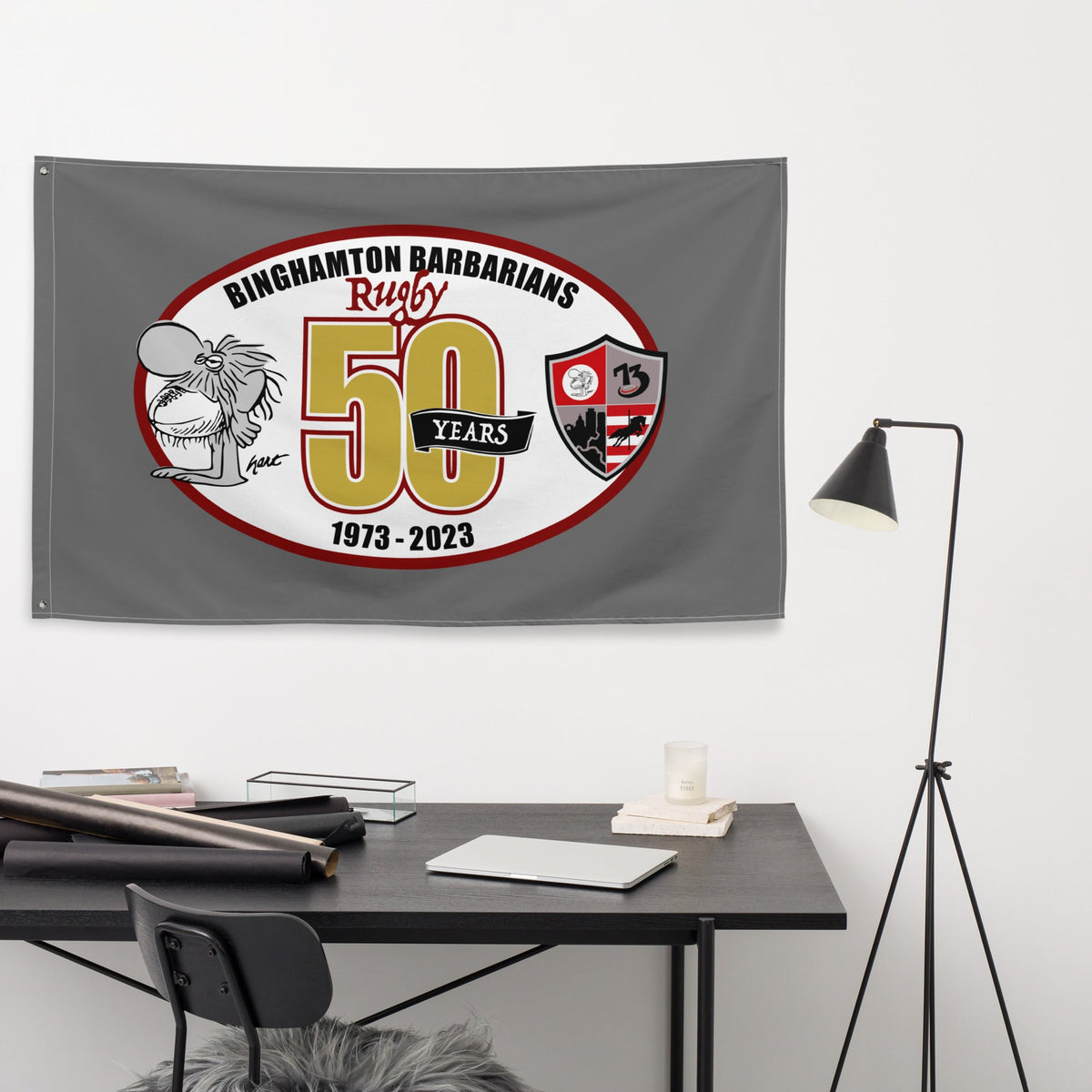 Rugby Imports Binghamton Barbarians Rugby Wall Flag
