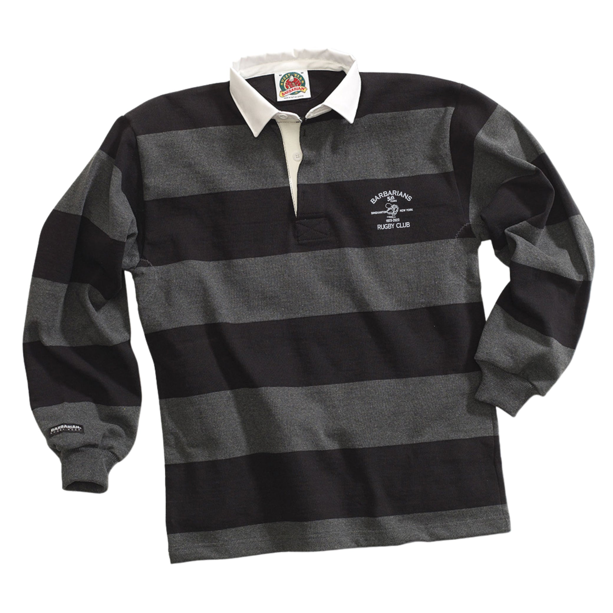 Binghamton Barbarians Traditional 4 Inch Stripe Rugby Jersey