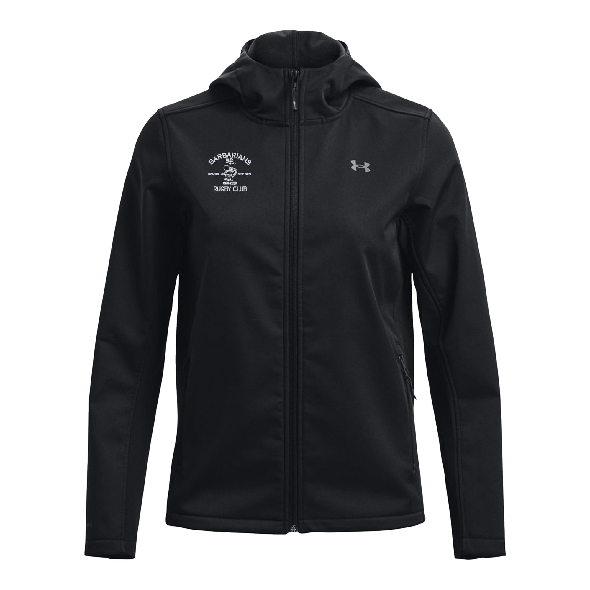 Rugby Imports Binghamton Barbarians Women's Coldgear Hooded Infrared Jacket