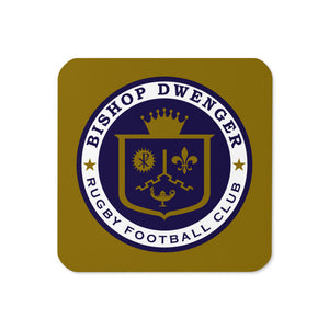 Rugby Imports Bishop Dwenger RFC Cork-Back Coaster