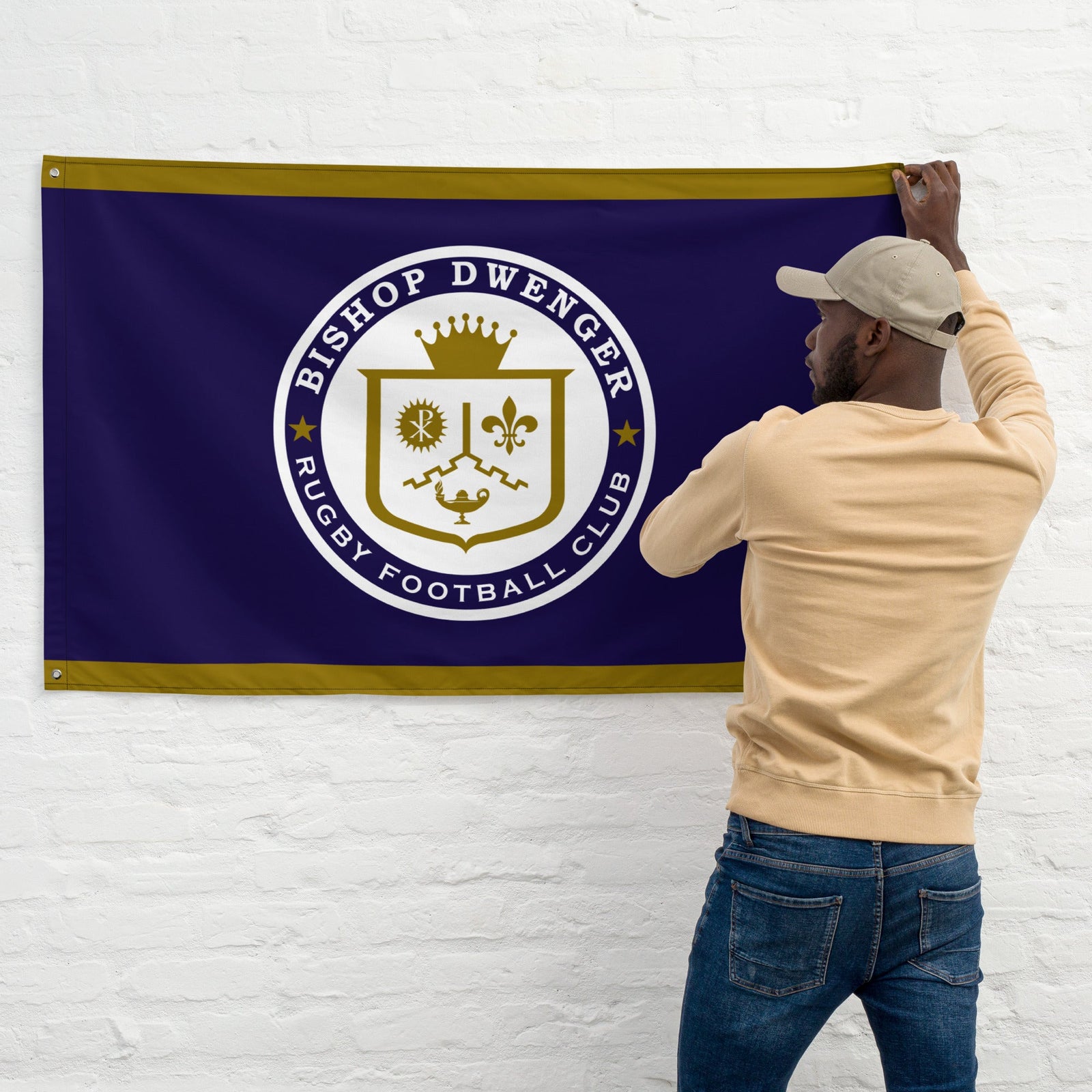 Rugby Imports Bishop Dwenger RFC Wall Flag