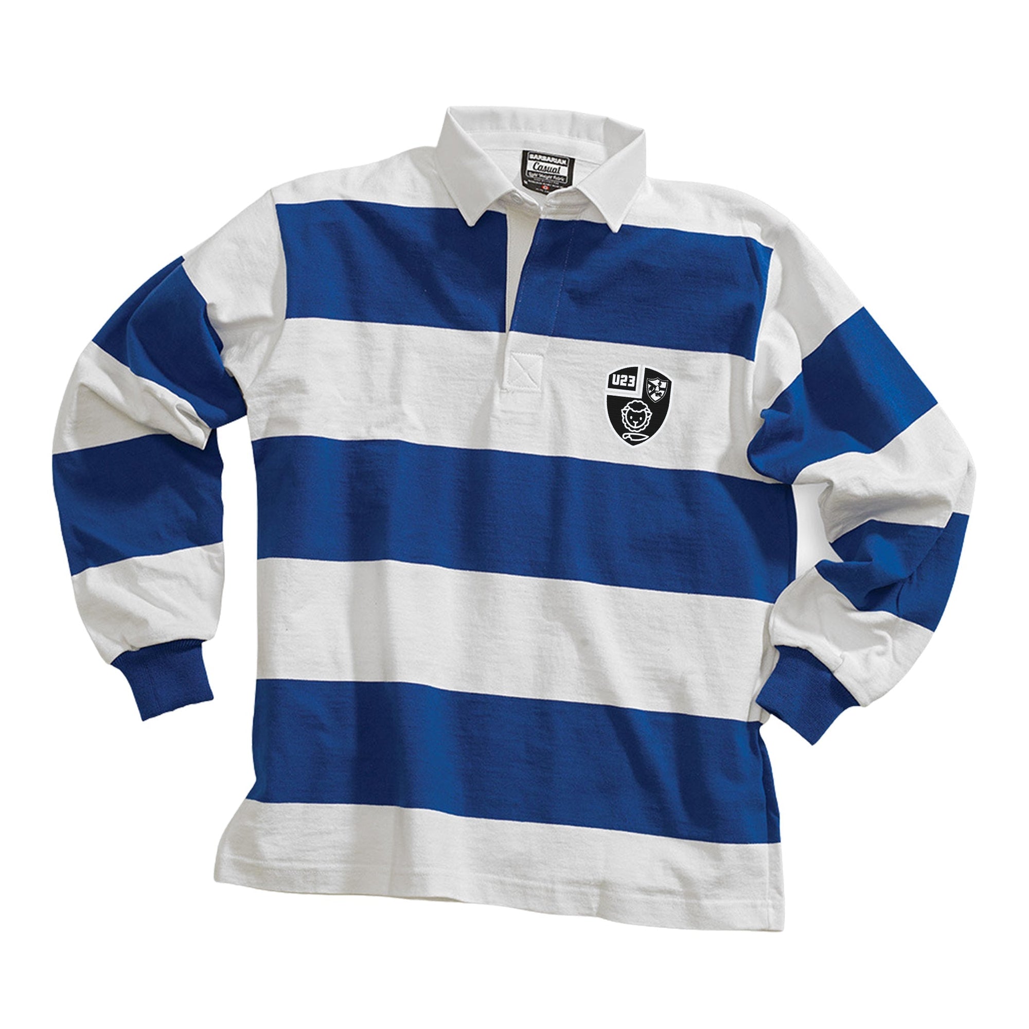 Rugby Imports Black & Blue U23 Casual Weight Stripe Jersey