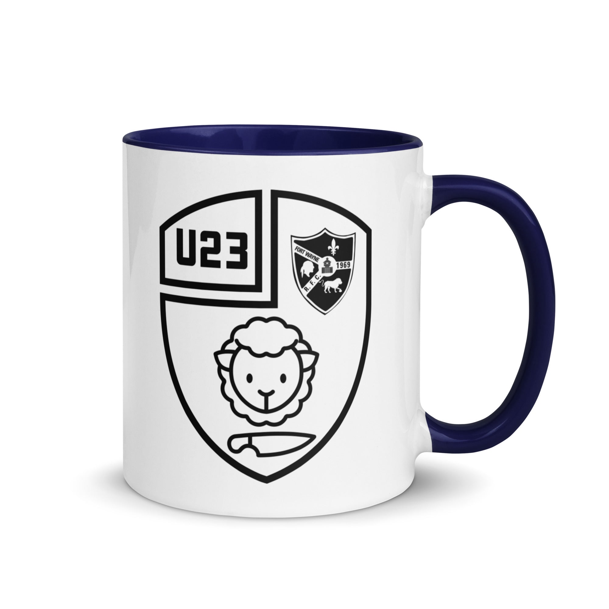 Rugby Imports Black & Blue U23 Ceramic Mug