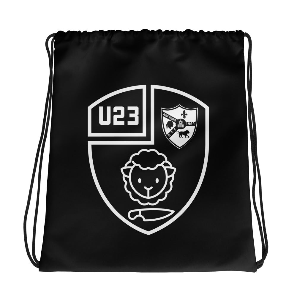 Rugby Imports Black & Blue U23 Drawstring Bag