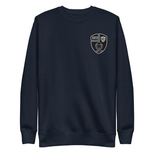 Rugby Imports Black & Blue U23 Embroidered Crewneck Sweatshirt