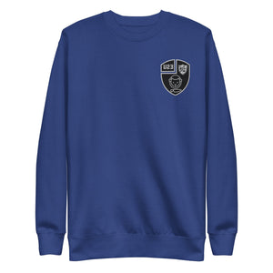 Rugby Imports Black & Blue U23 Embroidered Crewneck Sweatshirt