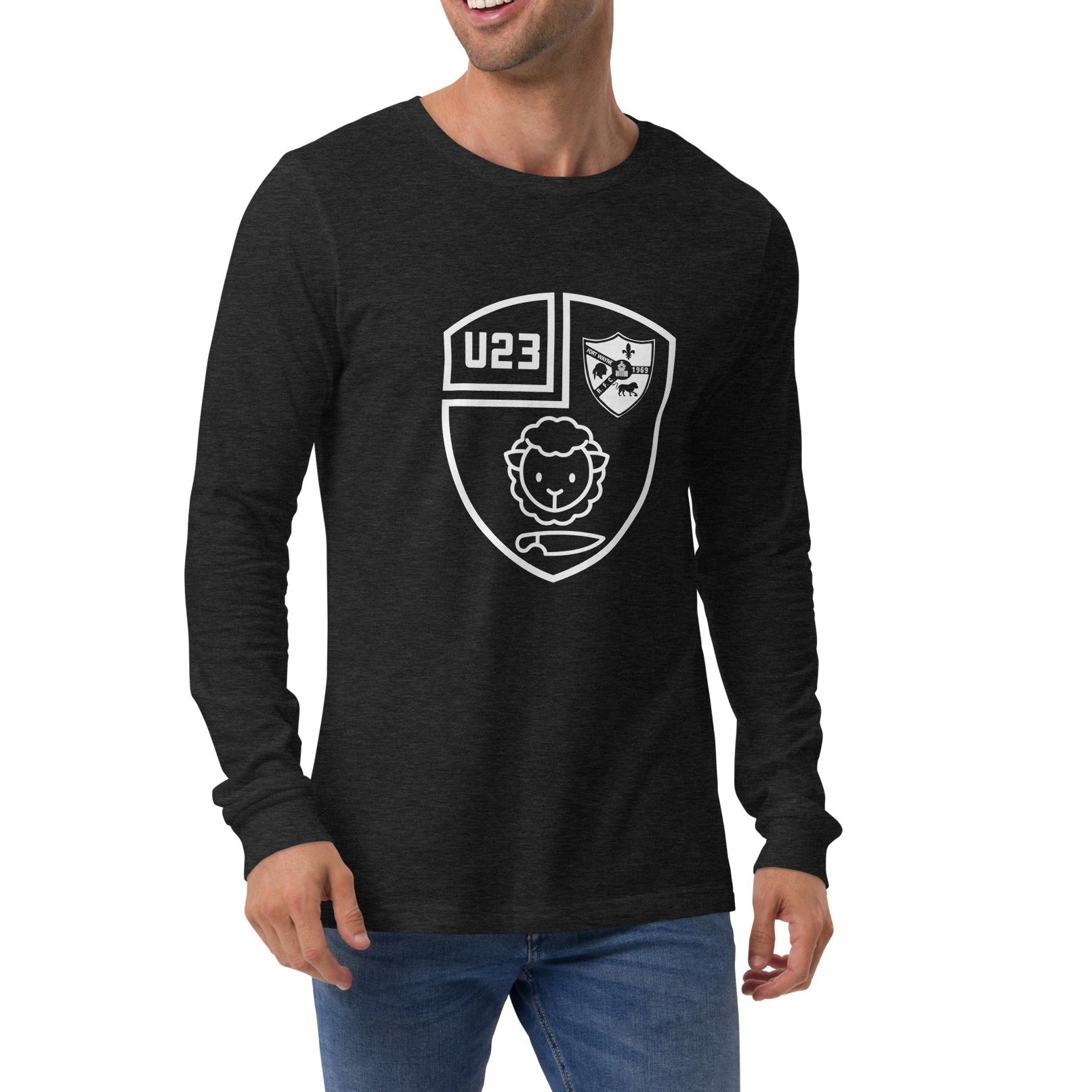 Rugby Imports Black & Blue U23 Long Sleeve Tee