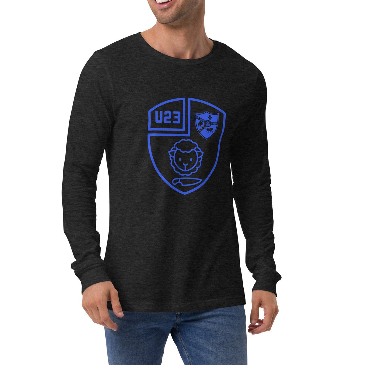 Rugby Imports Black & Blue U23 Long Sleeve Tee