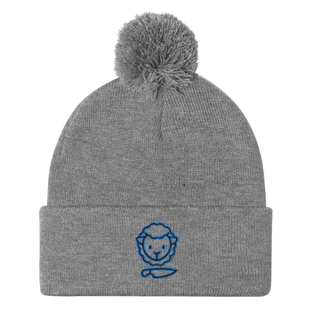 Rugby Imports Black & Blue U23 Pom-Pom Beanie