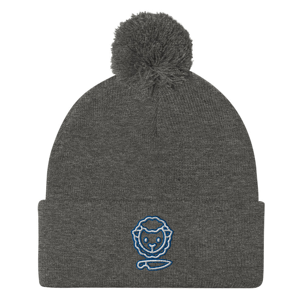 Rugby Imports Black & Blue U23 Pom-Pom Beanie