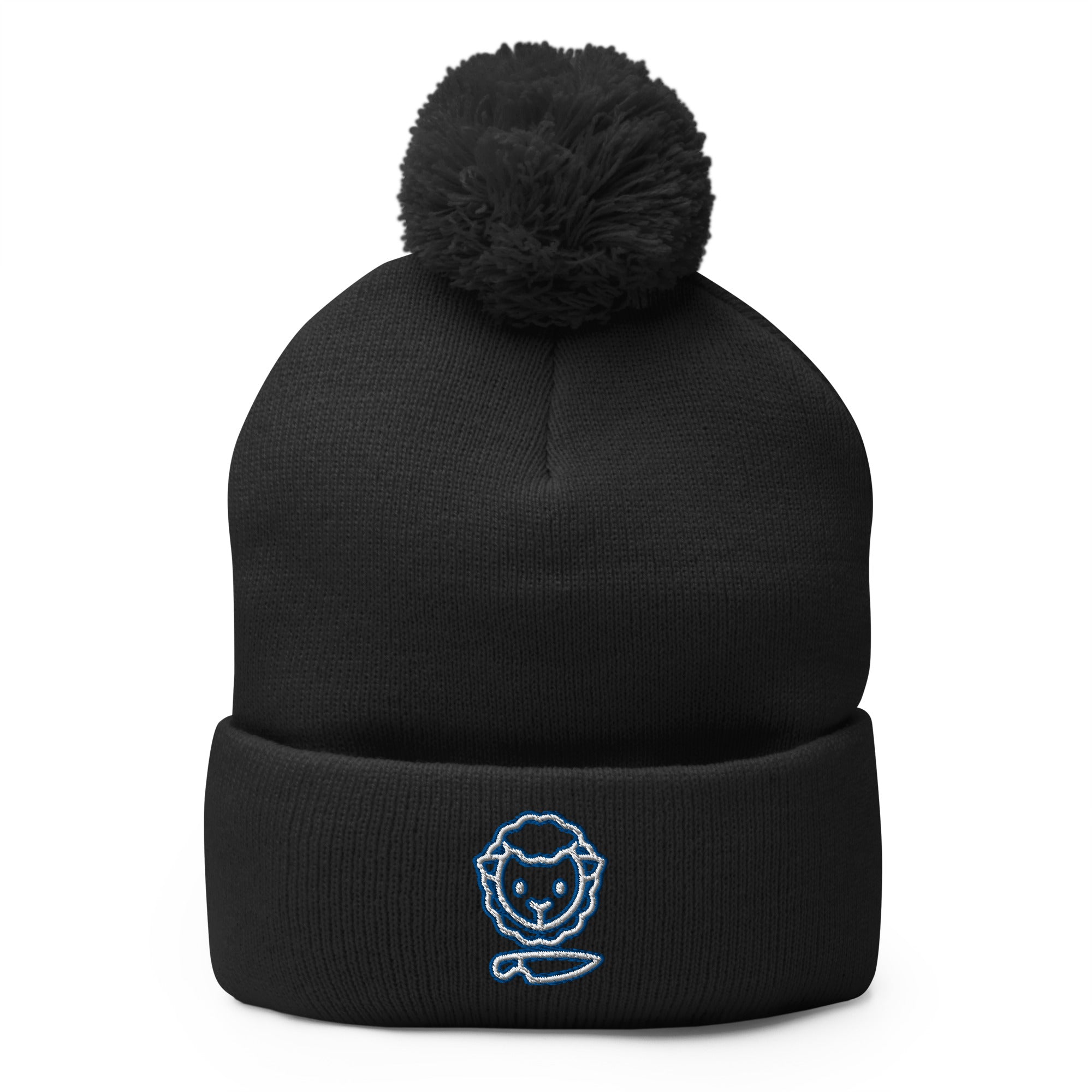 Rugby Imports Black & Blue U23 Pom-Pom Beanie