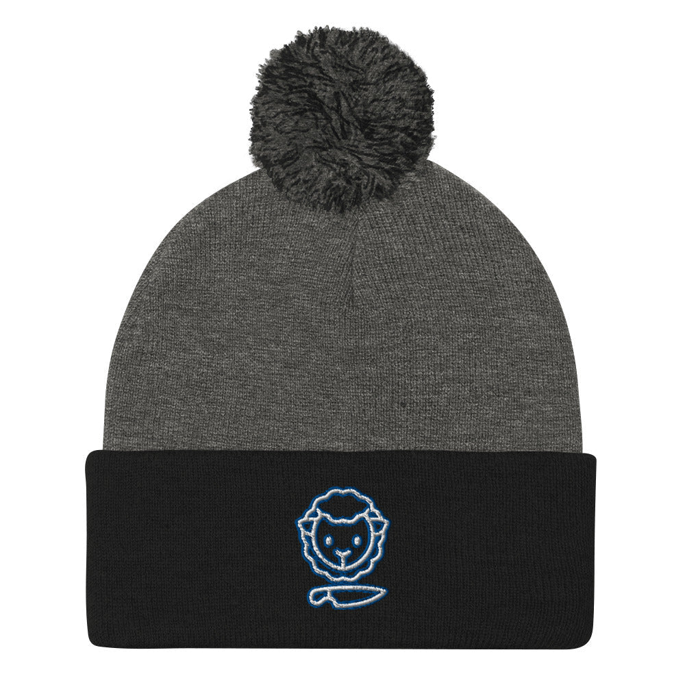 Rugby Imports Black & Blue U23 Pom-Pom Beanie