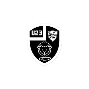 Rugby Imports Black & Blue U23 Stickers