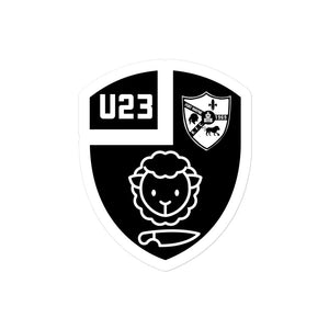 Rugby Imports Black & Blue U23 Stickers