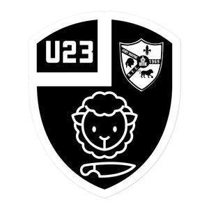 Rugby Imports Black & Blue U23 Stickers