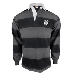 Rugby Imports Black & Blue U23 Traditional 4 Inch Stripe Rugby Jersey