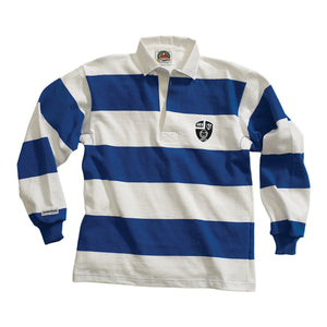 Rugby Imports Black & Blue U23 Traditional 4 Inch Stripe Rugby Jersey