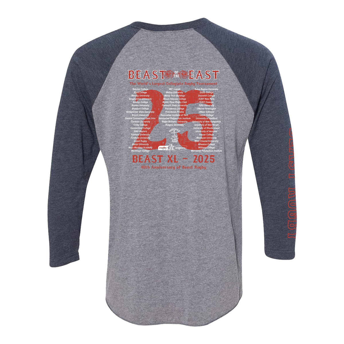 Rugby Imports BOE '25 Boston Beast 3/4 Sleeve
