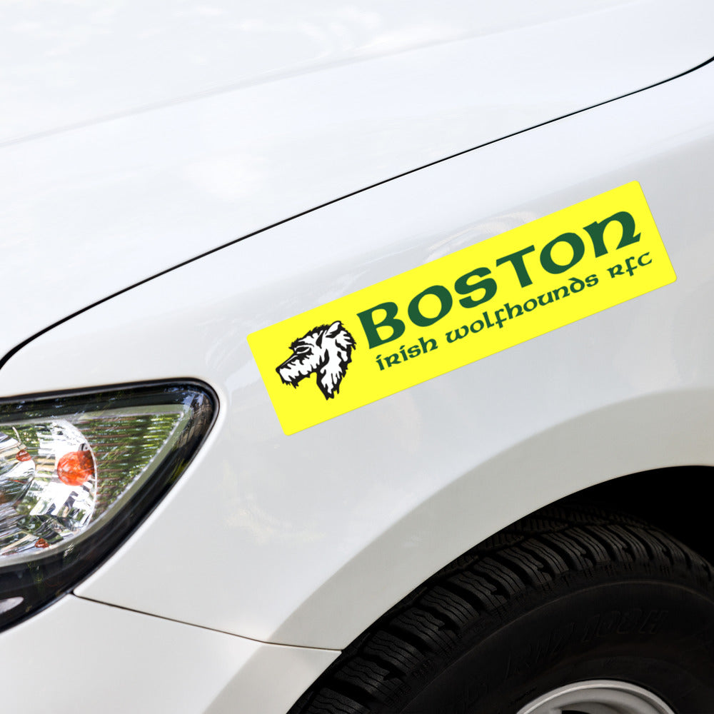 Rugby Imports Boston Irish Wolfhounds YRFC Bumper Sticker