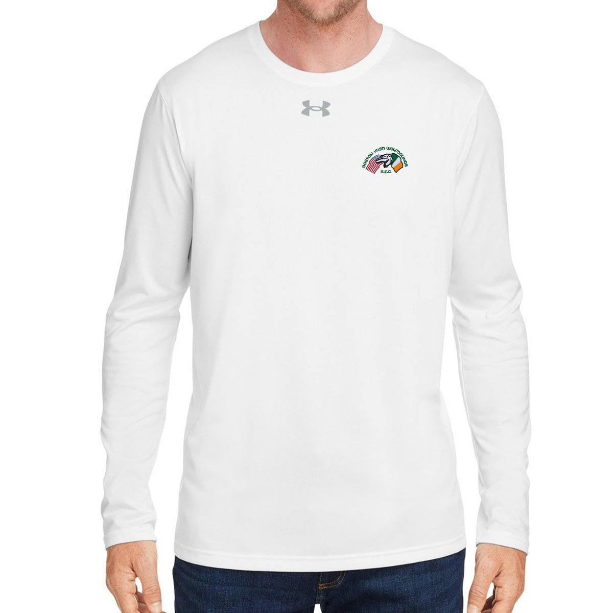 Rugby Imports Boston Irish Wolfhounds YRFC UA Team Tech LS T-Shirt