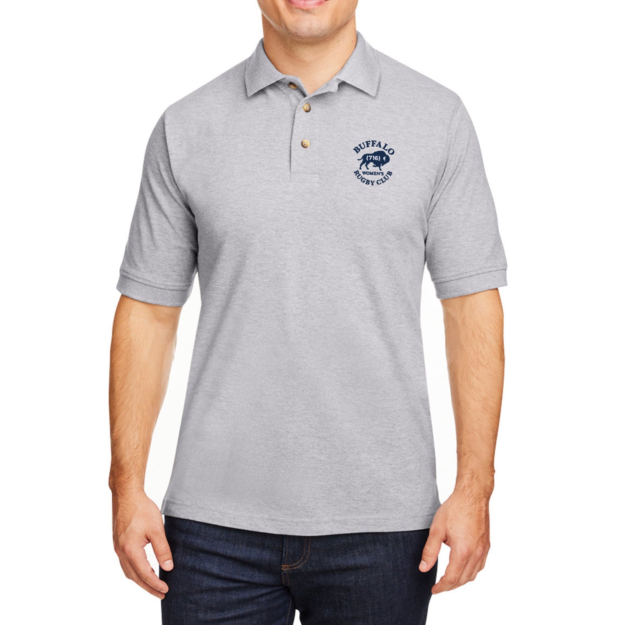 Rugby Imports Buffalo WRC Ringspun Cotton Polo