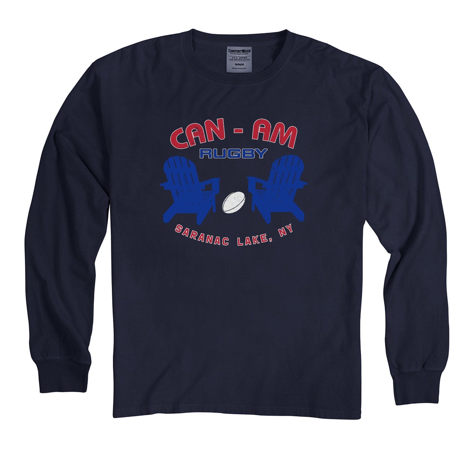 Rugby Imports Can-Am Adirondack Chairs Garment-Dyed LS Tee