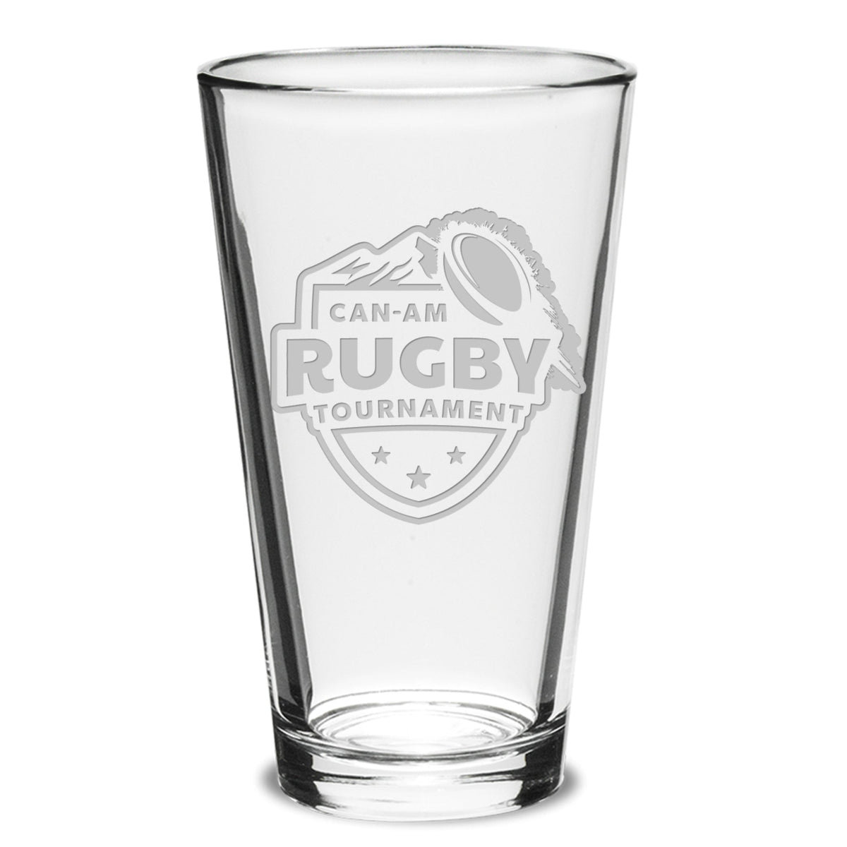 Rugby Imports CAN-AM Pint Glass