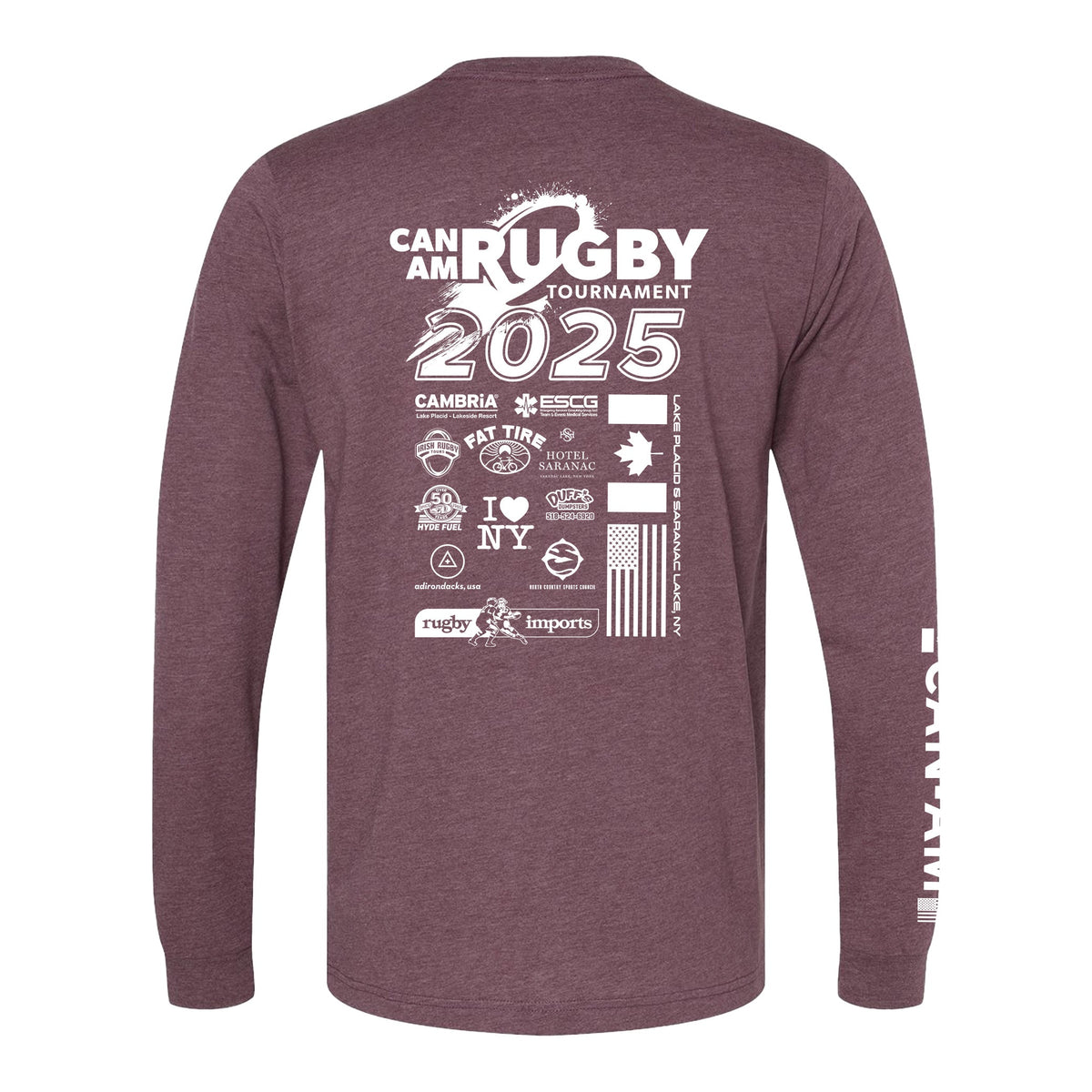 Rugby Imports Can Am Rugby 2025 Event LS T-Shirt