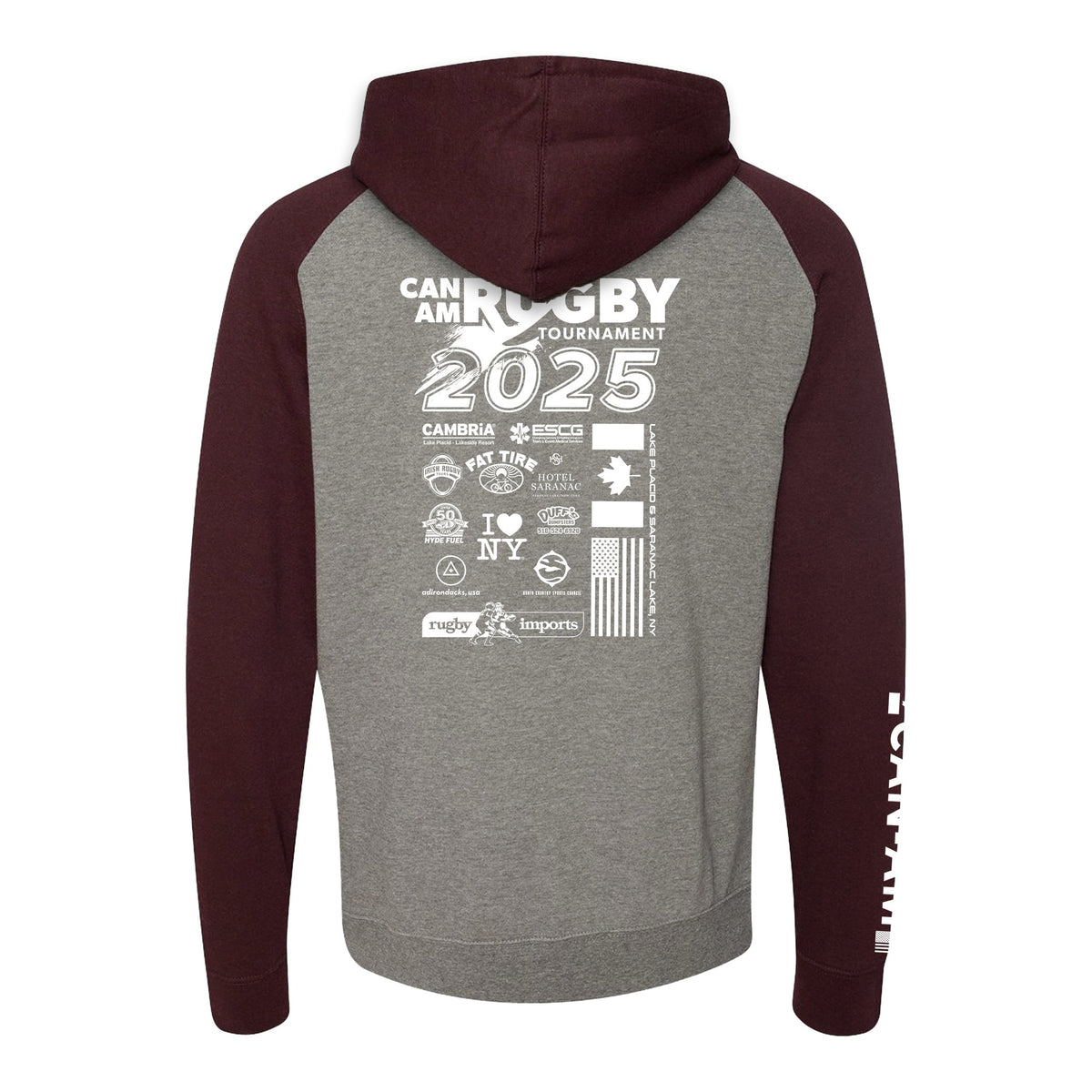 Rugby Imports Can-Am Rugby 2025 Event Raglan Hoodie