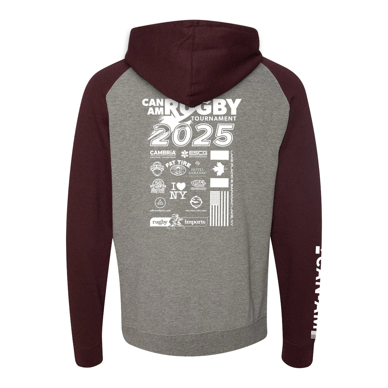 Rugby Imports Can-Am Rugby 2025 Event Raglan Hoodie