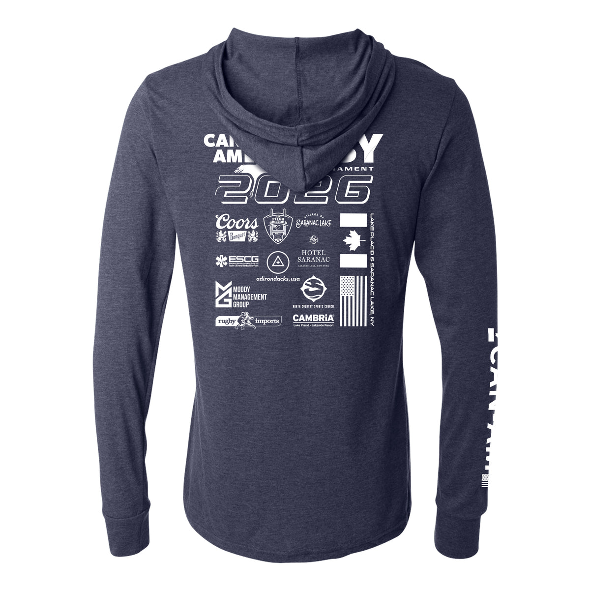 Rugby Imports CAN-AM Rugby 2026 Tournament Hooded T-Shirt